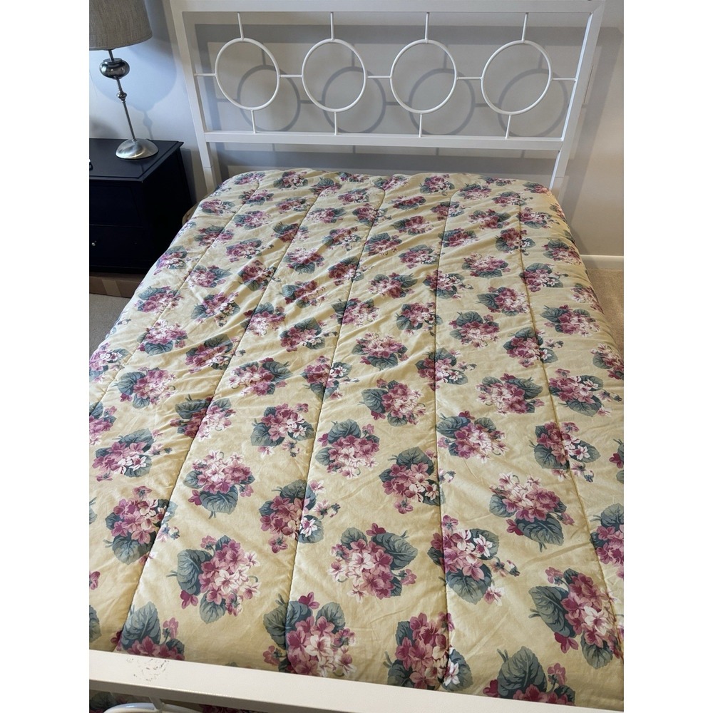 Ralph Lauren  Parsonage Floral Queen Full Comforter French Country Cottage 94x96
